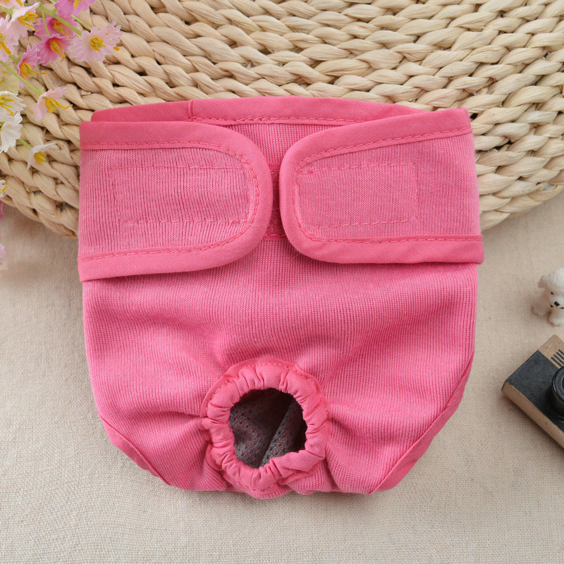 Reusable Dog Diapers for Female Dogs – Washable Pet Panties with Tail Hole