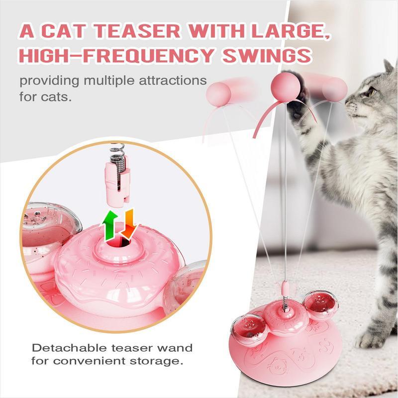 Interactive Cat Toy with Spinning Balls – Fun Activity Playset for Cats & Kittens