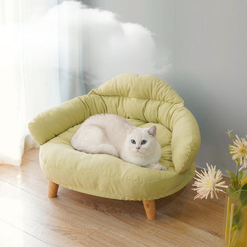Modern Elevated Cat Sofa Chair – Stylish Pet Bed for Cats & Small Dogs