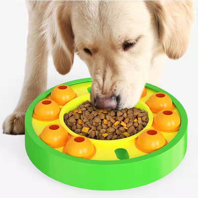 Interactive Dog Puzzle Feeder Bowl – Slow Feeding Toy for Dogs & Puppies
