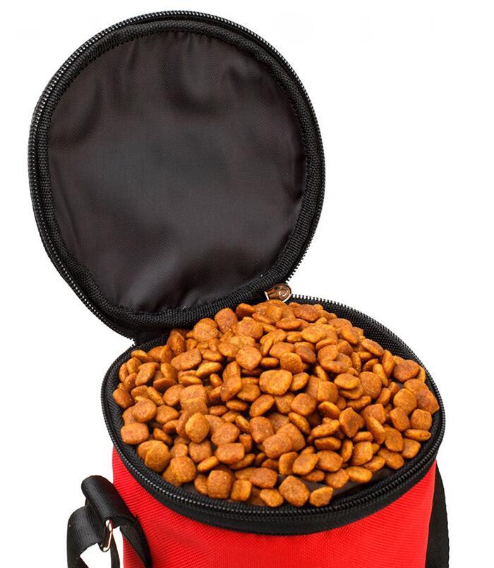 Portable Pet Food Storage Bag – Travel Dog & Cat Kibble Carrier with Shoulder Strap