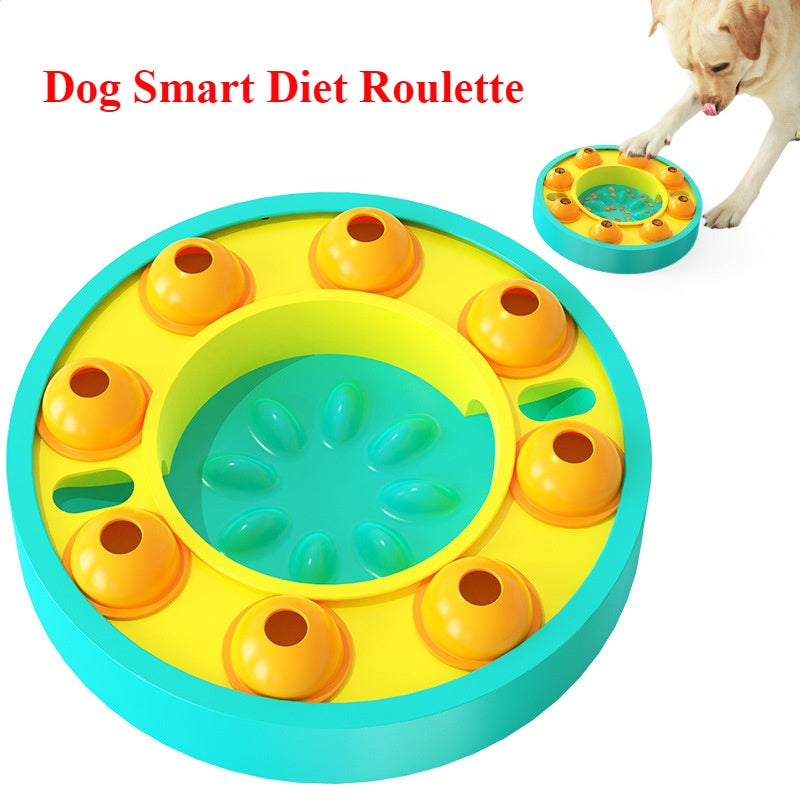 Interactive Dog Puzzle Feeder Bowl – Slow Feeding Toy for Dogs & Puppies
