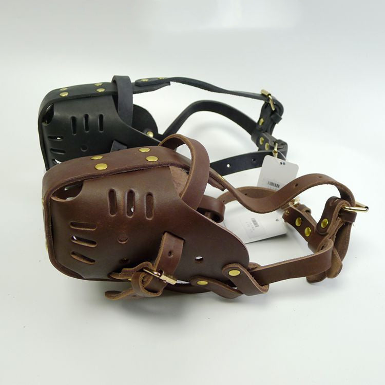 Heavy-Duty Dog Muzzle for Large Breeds – Adjustable Breathable Basket Design